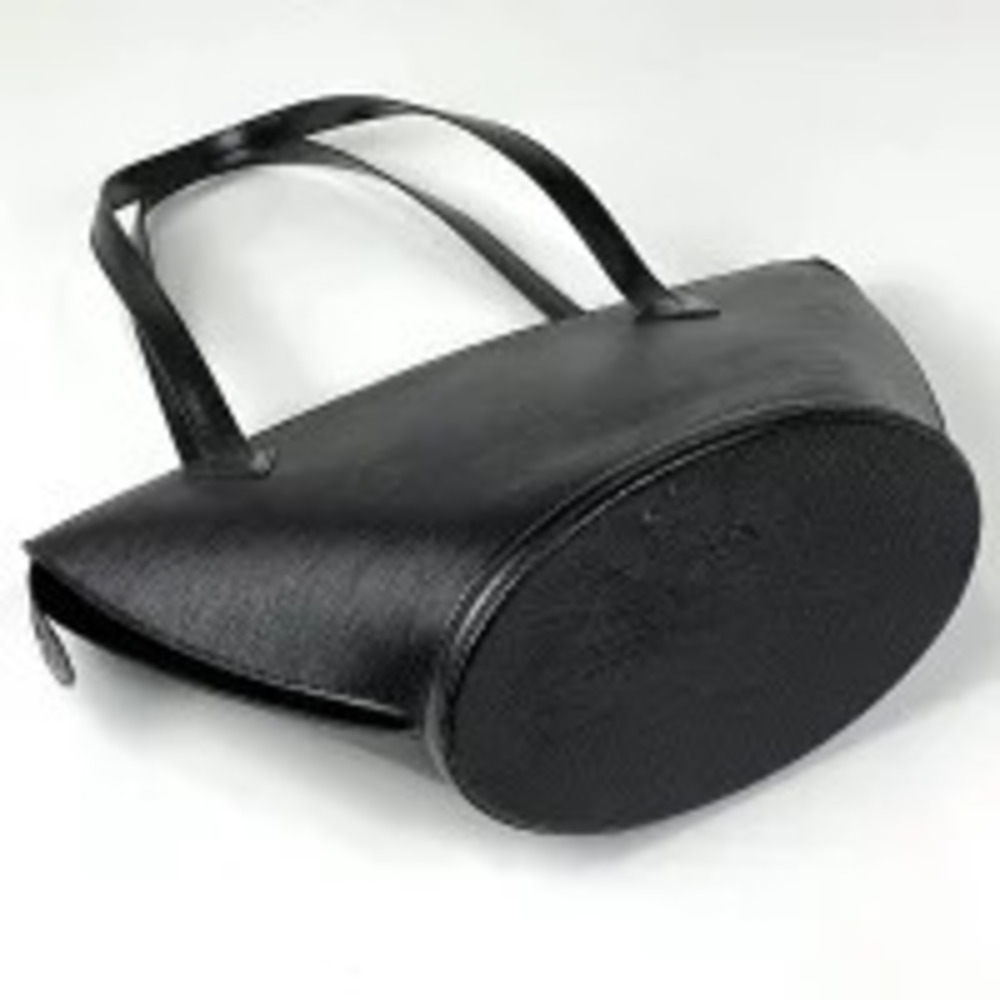 Louis Vuitton Noir Tote Shopping Saint Jacques Epi Black Leather Bag Black